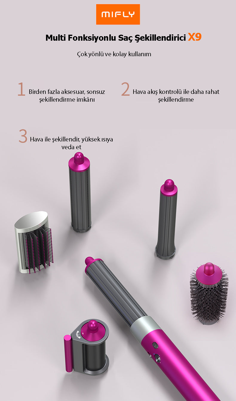 MIFLY Multi Fonksiyonlu Saç Şekillendirici