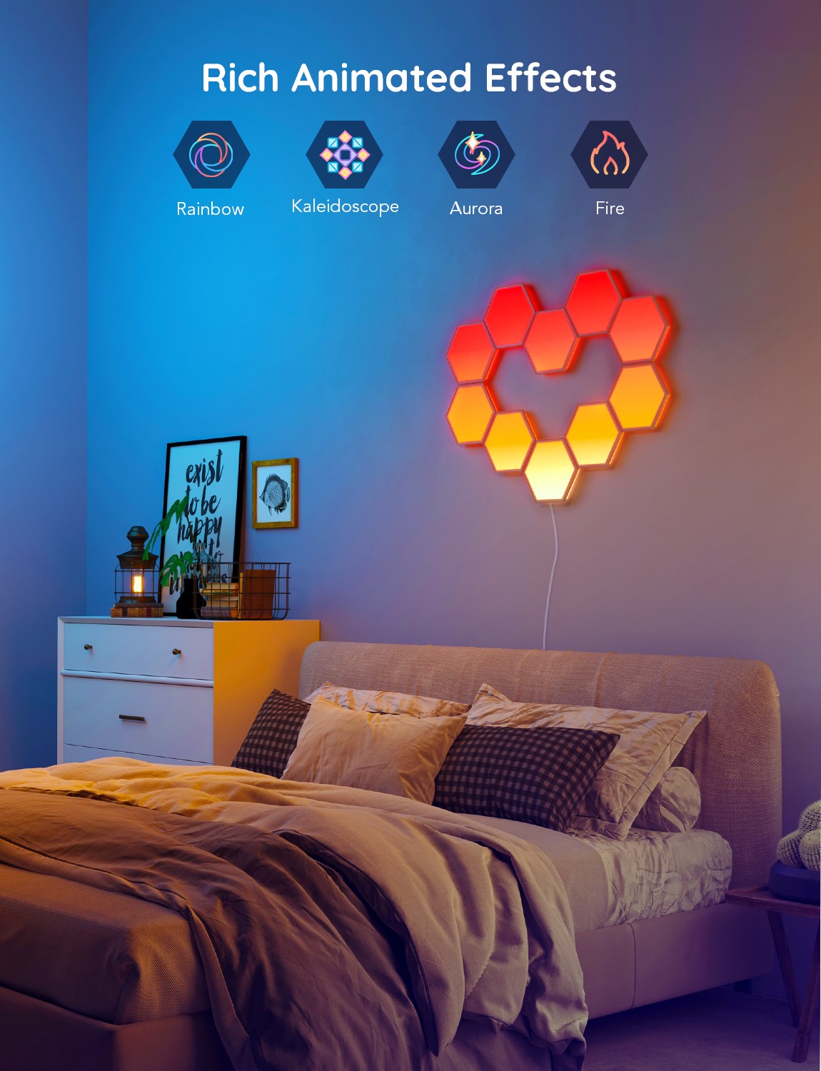 Govee Glide Hexa Light Panels Altıgen Işıklı Paneller