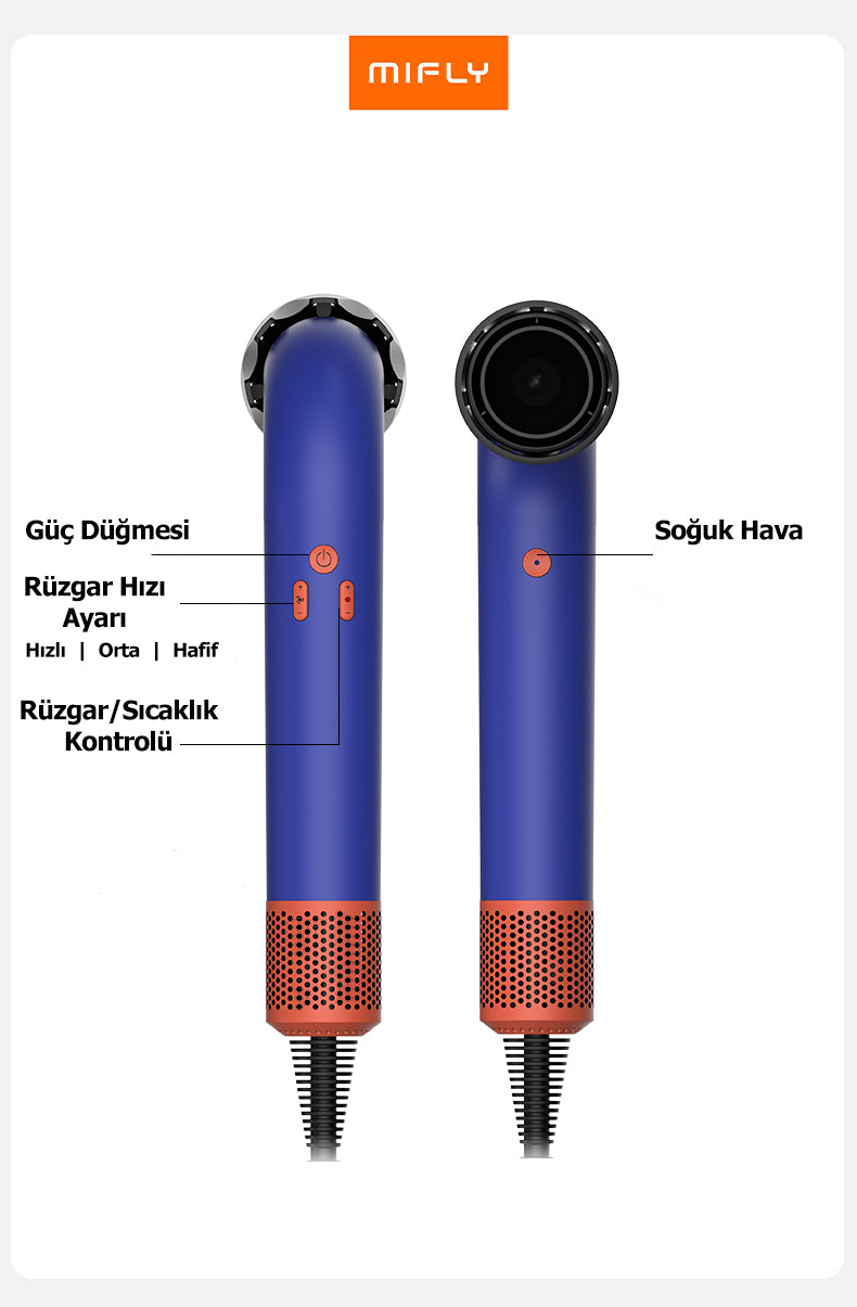 MIFLY Super Hairdryer Saç Kurutma Makinesi