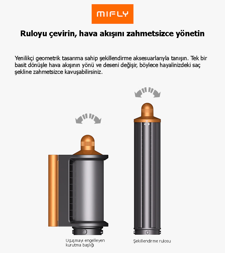 MIFLY Multi Fonksiyonlu Saç Şekillendirici