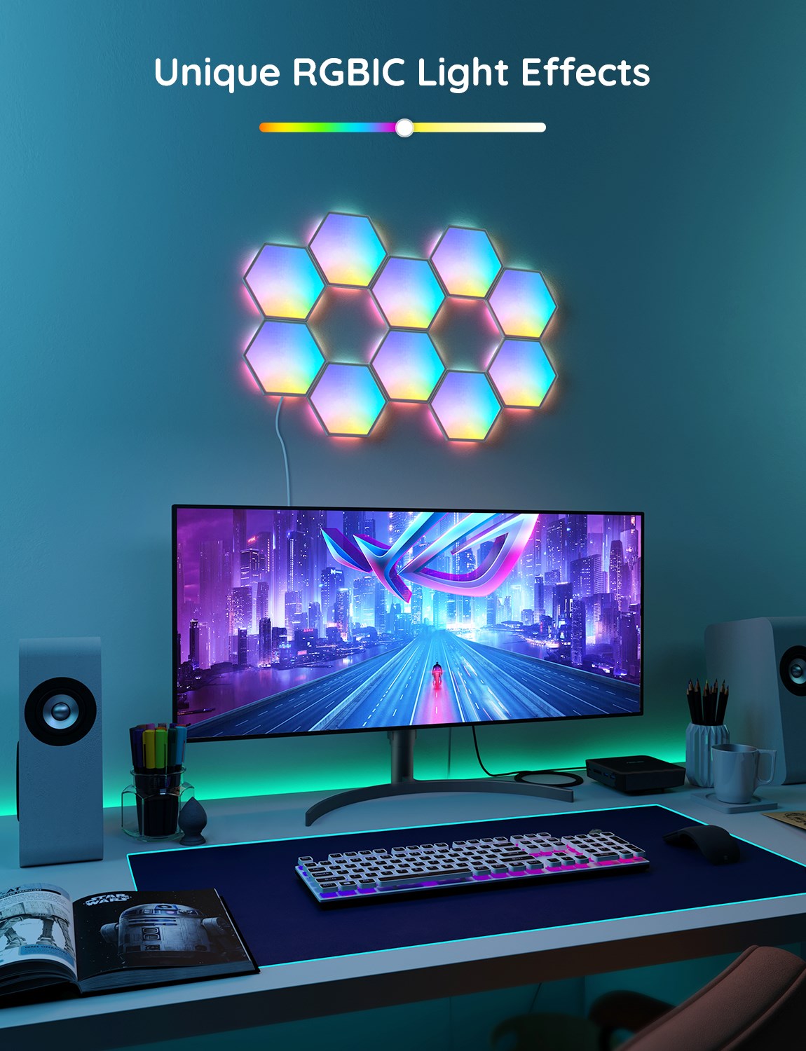 Govee Glide Hexa Light Panels Altıgen Işıklı Paneller