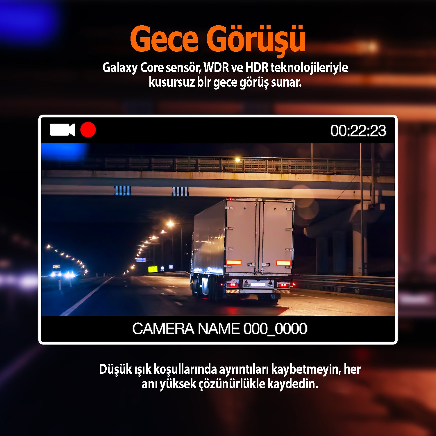 Rexing V1 Lite 2K WiFi Araç Kamerası + 32GB SD Kart